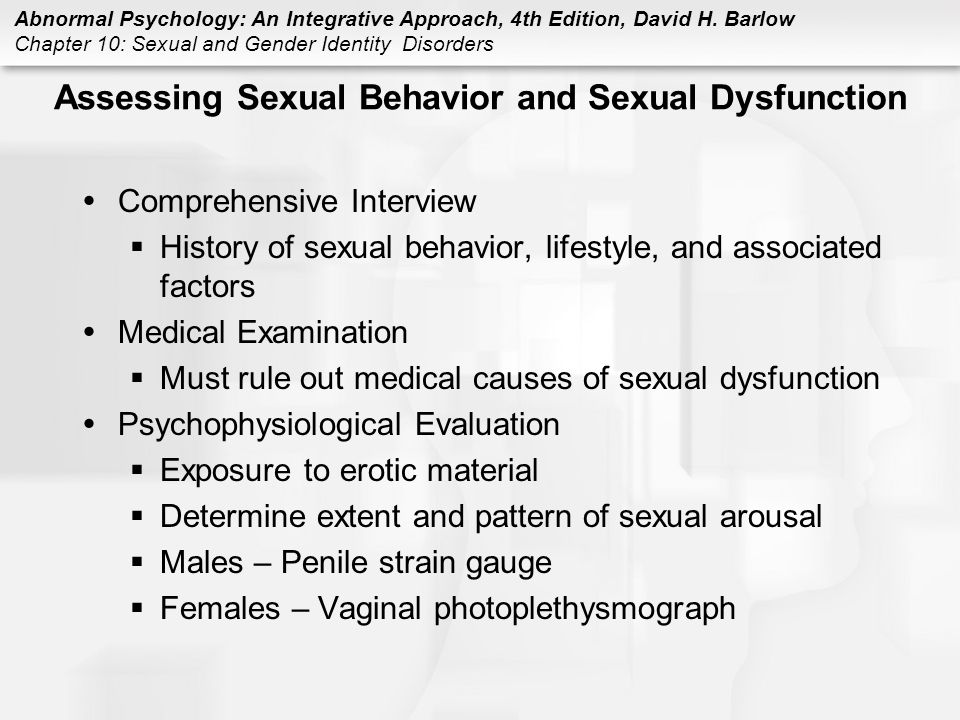 patterns abnormal sexual behavior